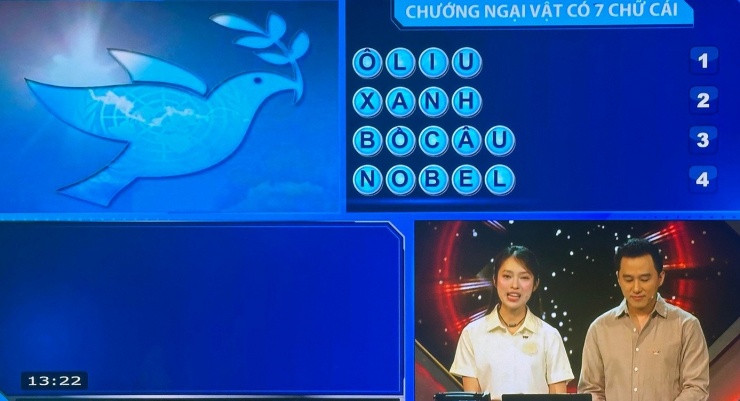 Chí Thông nhanh chóng giải mã ẩn số chướng ngại vật.