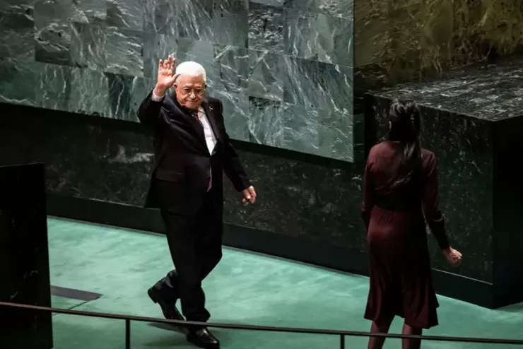 Tổng thống Palestine Mahmoud Abbas. Ảnh: THE NEW YORK TIMES