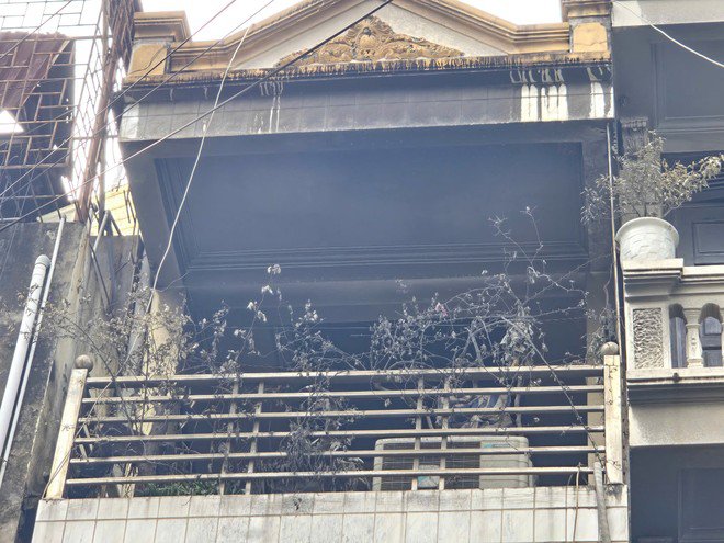 Vụ cháy đã thiêu rụi ngôi nhà