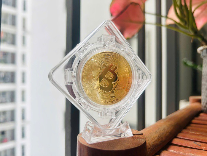 Việt Nam có khoảng 17 triệu người sở hữu tài sản số, trong đó đồng tiền số Bitcoin rất phổ biến. Ảnh: Minh Chiến