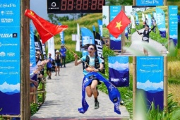 Người đẹp chạy như "tên lửa", dược sỹ Giang Nguyễn gây sốt giải địa hình 100km