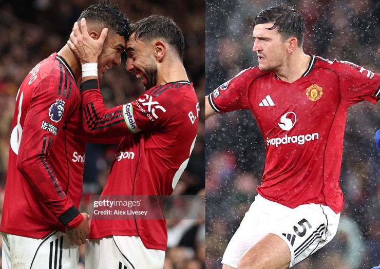 Casemiro, Fernandes, Maguire ghi dấu ấn