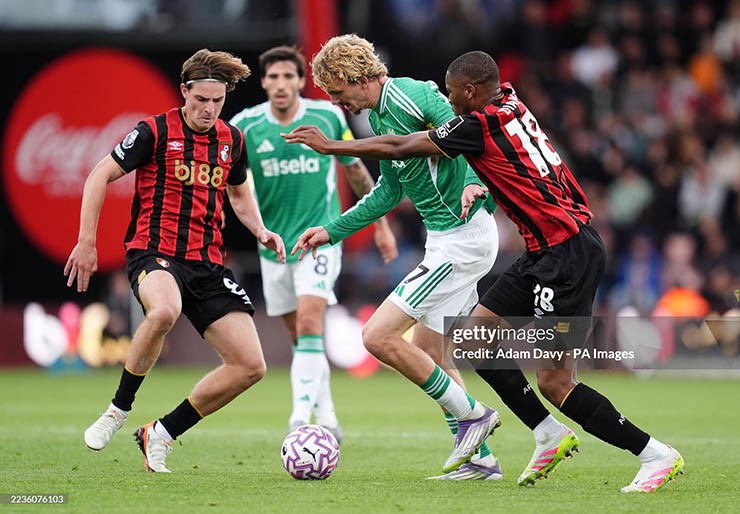 Trực tiếp bóng đá Bournemouth - Newcastle: Hàng thủ "Chích chòe" đứng vững (Hết giờ) - 4