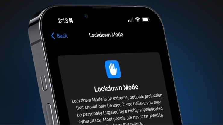 Chế độ Lockdown với mức bảo mật cao nhất cho iPhone.