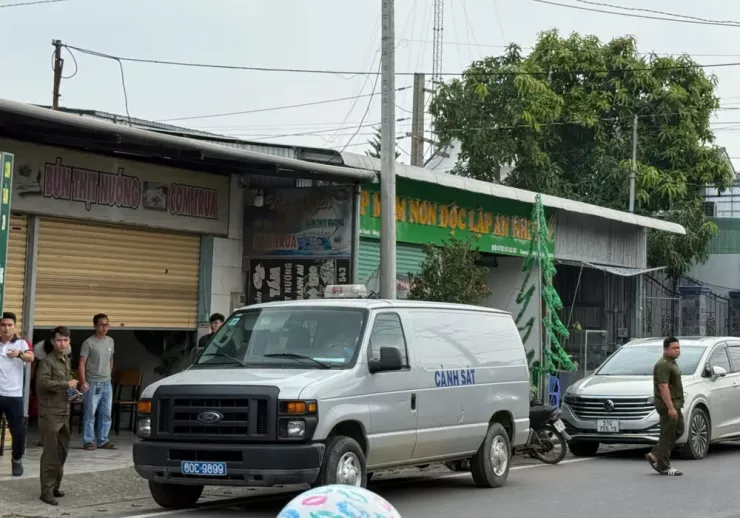 Hiện trường vụ án. Ảnh: VH