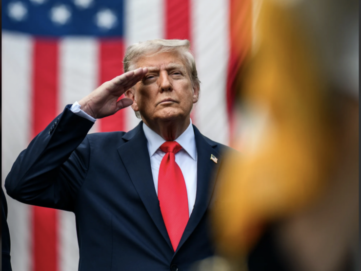 Ông Trump tại một sự kiện. Ảnh: White House