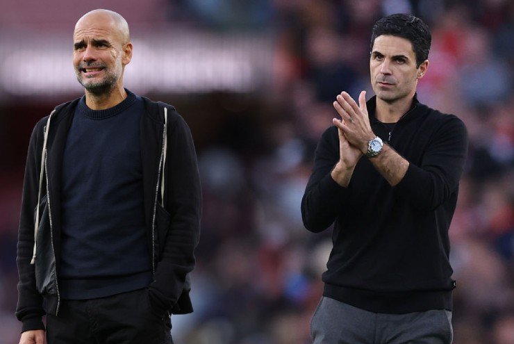 Guardiola tự hào vì Man City "dựng xe bus", Arteta tuyên bố Arsenal áp đảo
