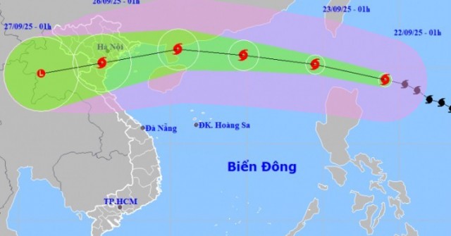 Siêu bão Ragasa quần thảo trên Biển Đông, giật ...