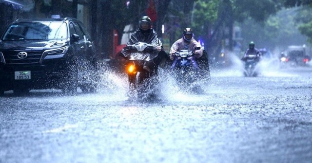 Điểm danh những nơi sẽ có mưa rất to trong nhữn...