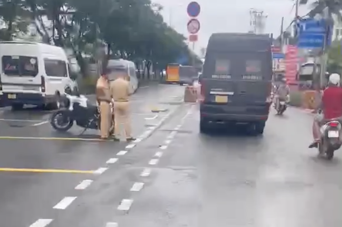 Hiện trường vụ việc.