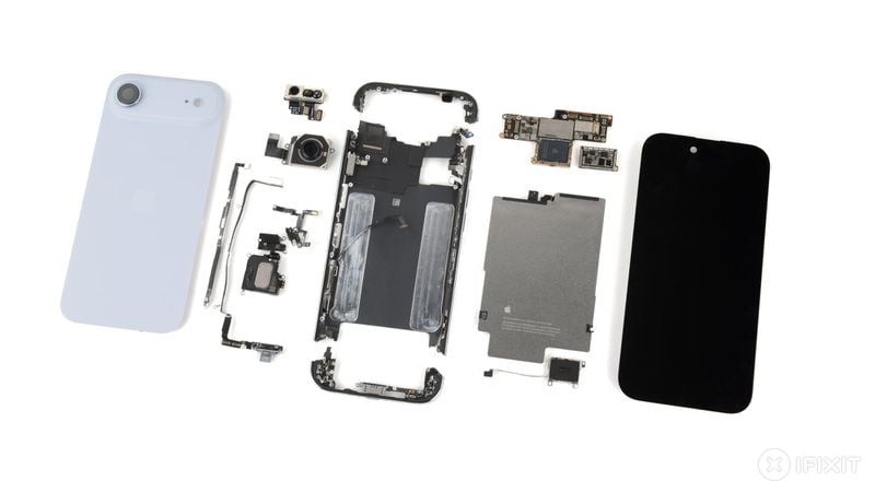 iPhone Air cho khả năng sửa chữa dễ dàng hơn nhiều so với dự đoán