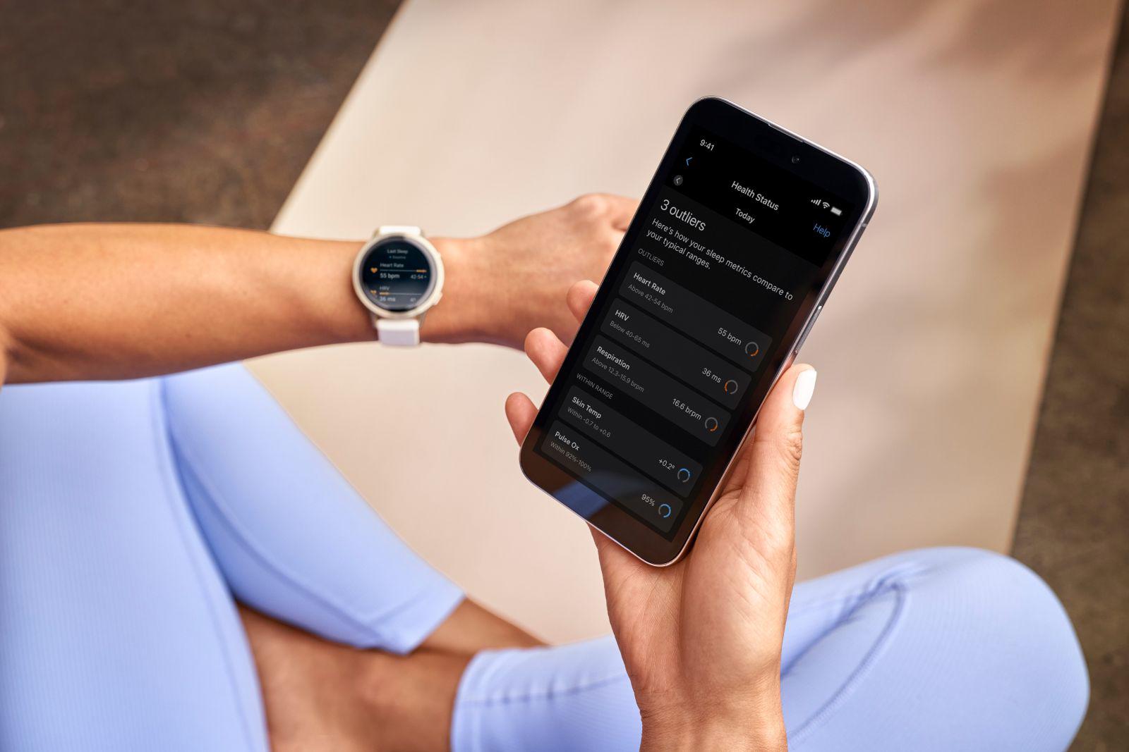Các thiết lập có thể thực hiện trên smartphone.