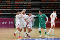 Video bóng đá futsal Việt Nam - Trung Quốc: Phủ đầu ngỡ ngàng, mãn nhãn 9 bàn  (Vòng loại futsal châu Á)