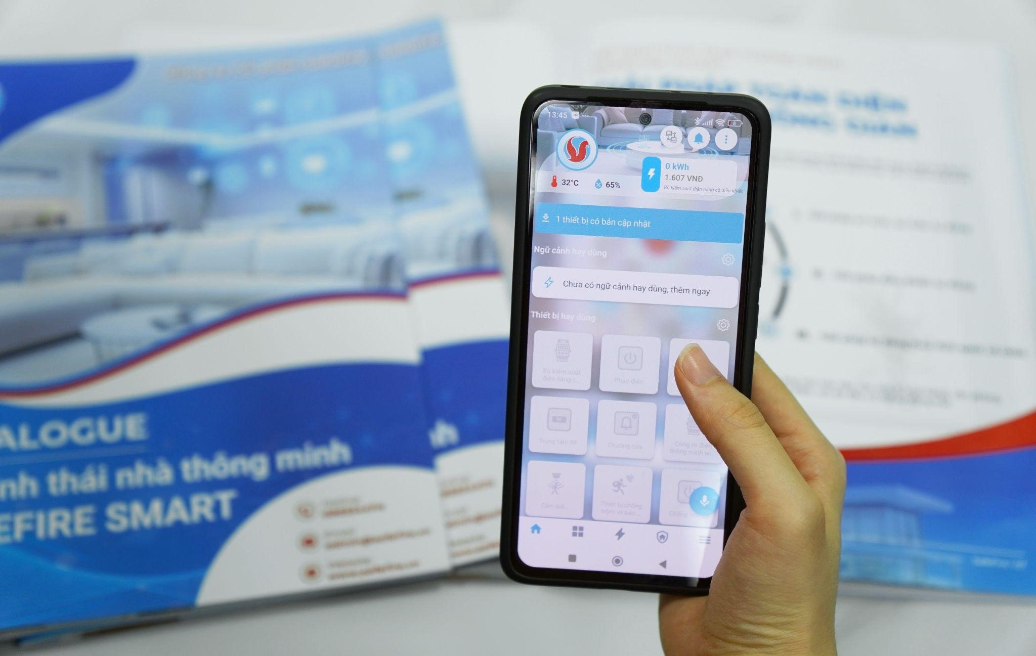 Điều khiển nhà thông minh qua ứng dụng SafeFire Smart