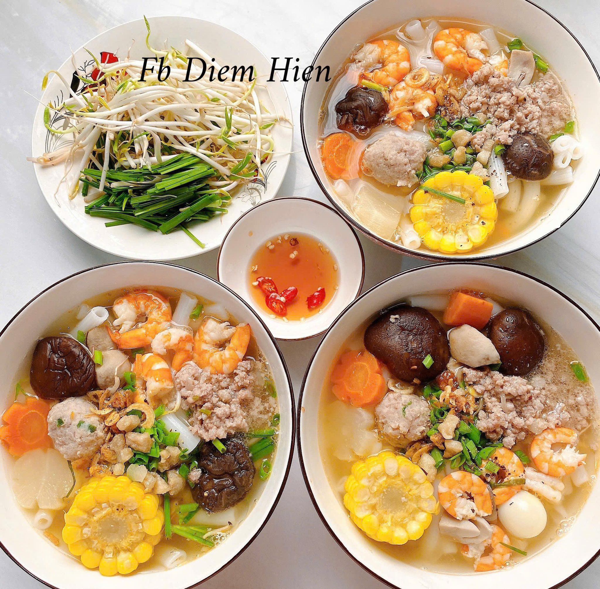 Nui tôm thịt