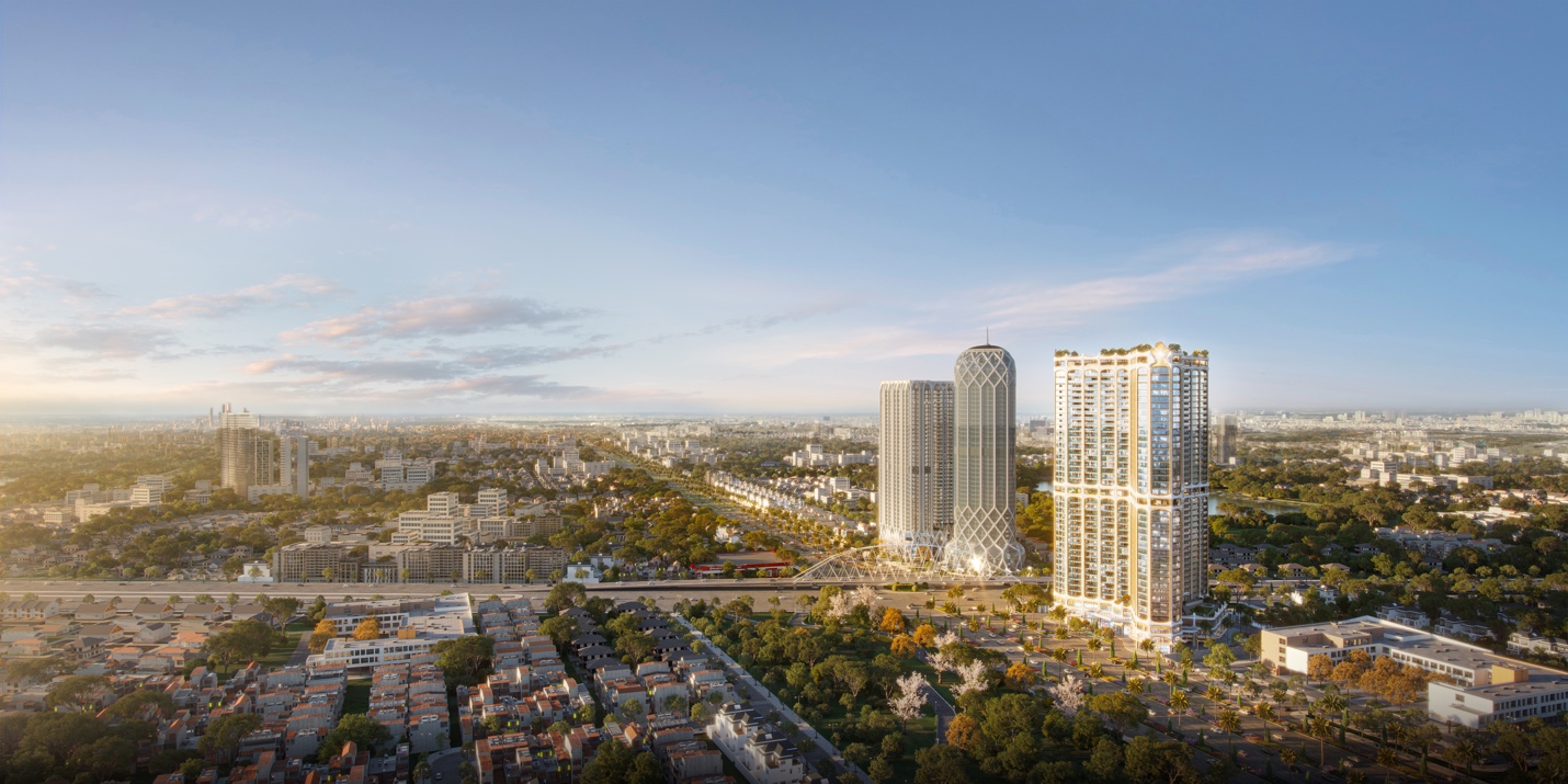 Golden Crown Hai Phong dự kiến sẽ cất nóc vào trung tuần tháng 10 năm 2025