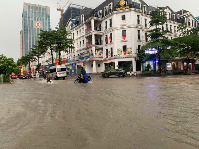 Hà Nội sẽ mưa dông trong ngày 25-26/9 do ảnh hưởng của bão số 9.