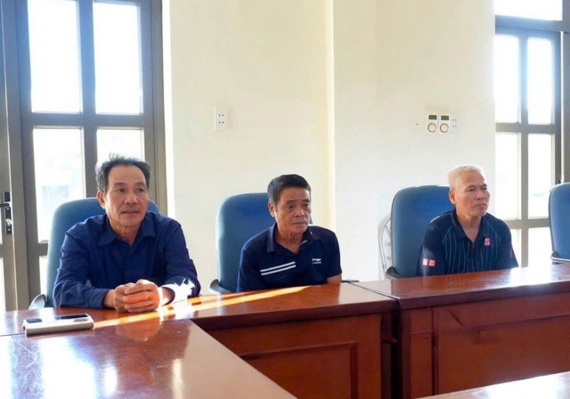 3 đối tượng tại cơ quan điều tra. Ảnh: Công an tỉnh Lào Cai.