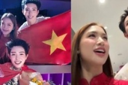 Hòa Minzy đi cổ vũ Đức Phúc sẵn "tấu hài": Trình tiếng Anh khiến netizen cười xỉu