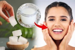Cách làm đá viên từ nước gạo giúp da sáng mịn
