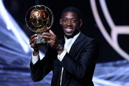 Dembele đánh bại Yamal giành Quả bóng Vàng 2025