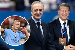 Barca "tích cóp" 150 triệu euro, chờ 2 năm mua Haaland kế vị Lewandowski