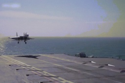 Thế giới - Trung Quốc khoe tiêm kích tàng hình cất hạ cánh trên tàu sân bay