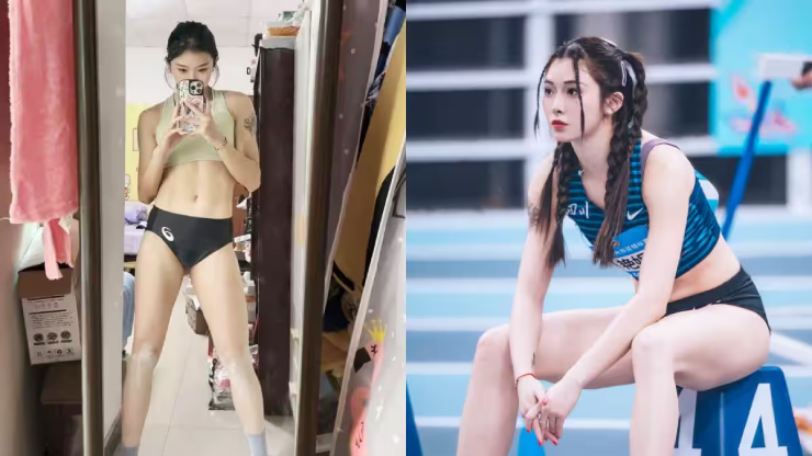 Wu Yanni thường xuất hiện nổi bật mỗi khi thi đấu điền kinh