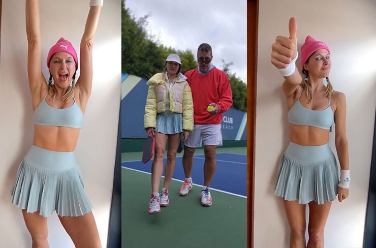 Dominika Julliet từng bị ban tổ chức cảnh báo vì mặc trang phục hở hang "vòng 1", dấy lên nhiều tranh cãi