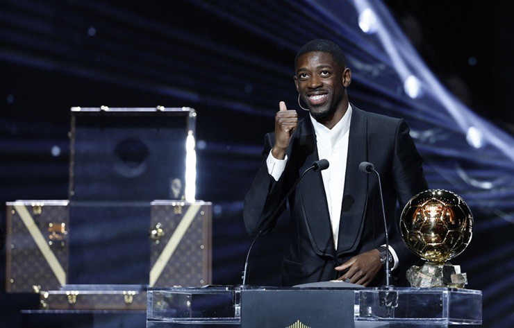 Tiền đạo Ousmane Dembele vượt qua loạt ứng viên để đoạt QBV 2025
