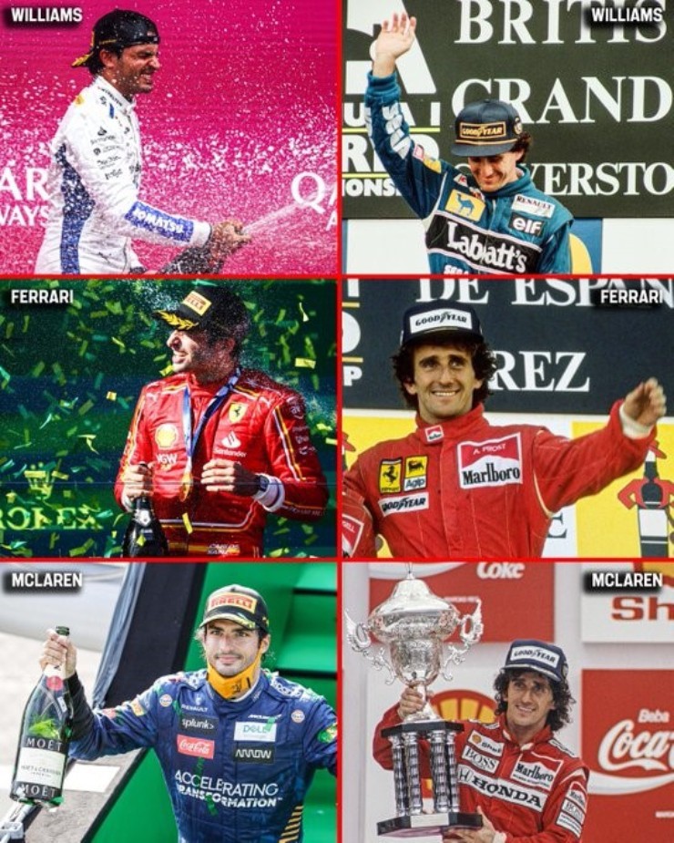 Sainz sánh ngang thành tích của Alain Prost