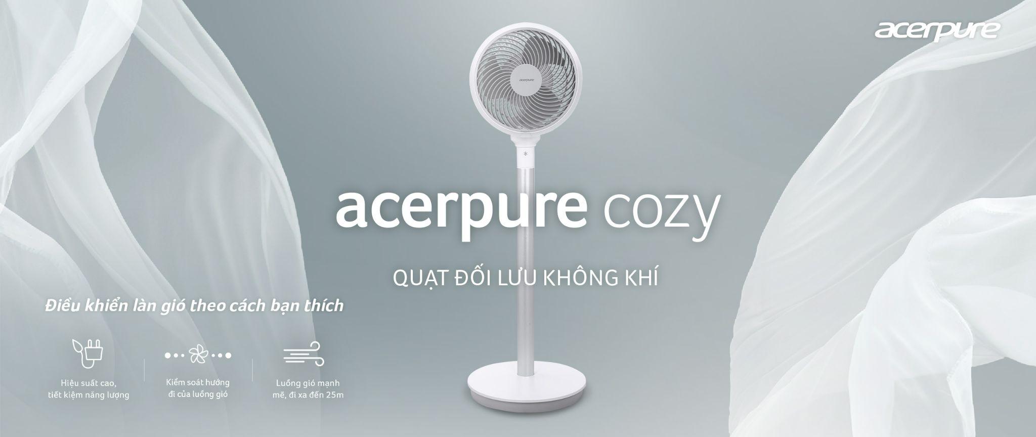Acerpure COZY F1 - Quạt đối lưu không khí thanh lịch, tiết kiệm và tiện dụng