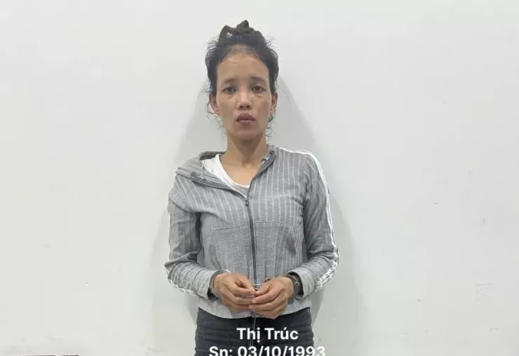 Nghi can Thị Trúc bị bắt giữ
