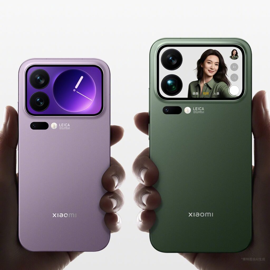 Xiaomi 17 Pro (trái) và&nbsp;Xiaomi 17 Pro Max (phải)