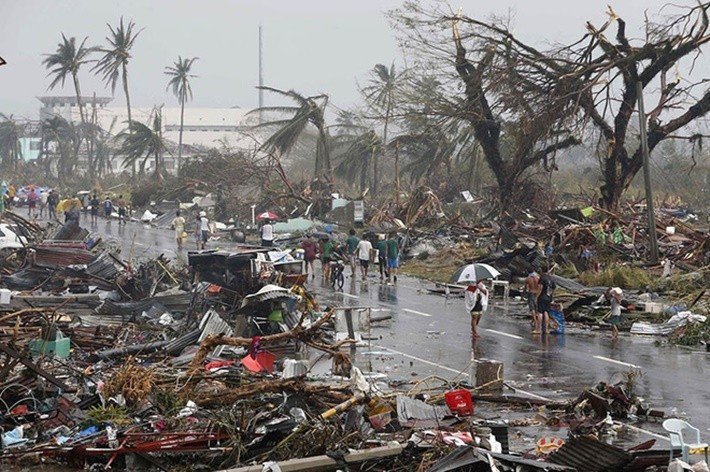 Bão Ragasa gây ra cảnh tượng hoang tàn ở Philippines.