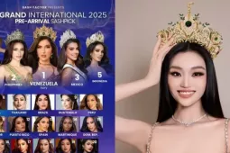 Miss Grand International 2025: Yến Nhi vắng mặt trong BXH Pre-Arrival của Sash Factor