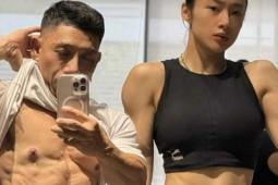 Angela Phương Trinh 'đọ' múi bụng với lực sĩ Phạm Văn Mách