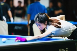 Thể thao - Hot girl bi-a Liên Quỳnh thắng sao hạng 7 thế giới, liên tiếp gặp sự cố hy hữu