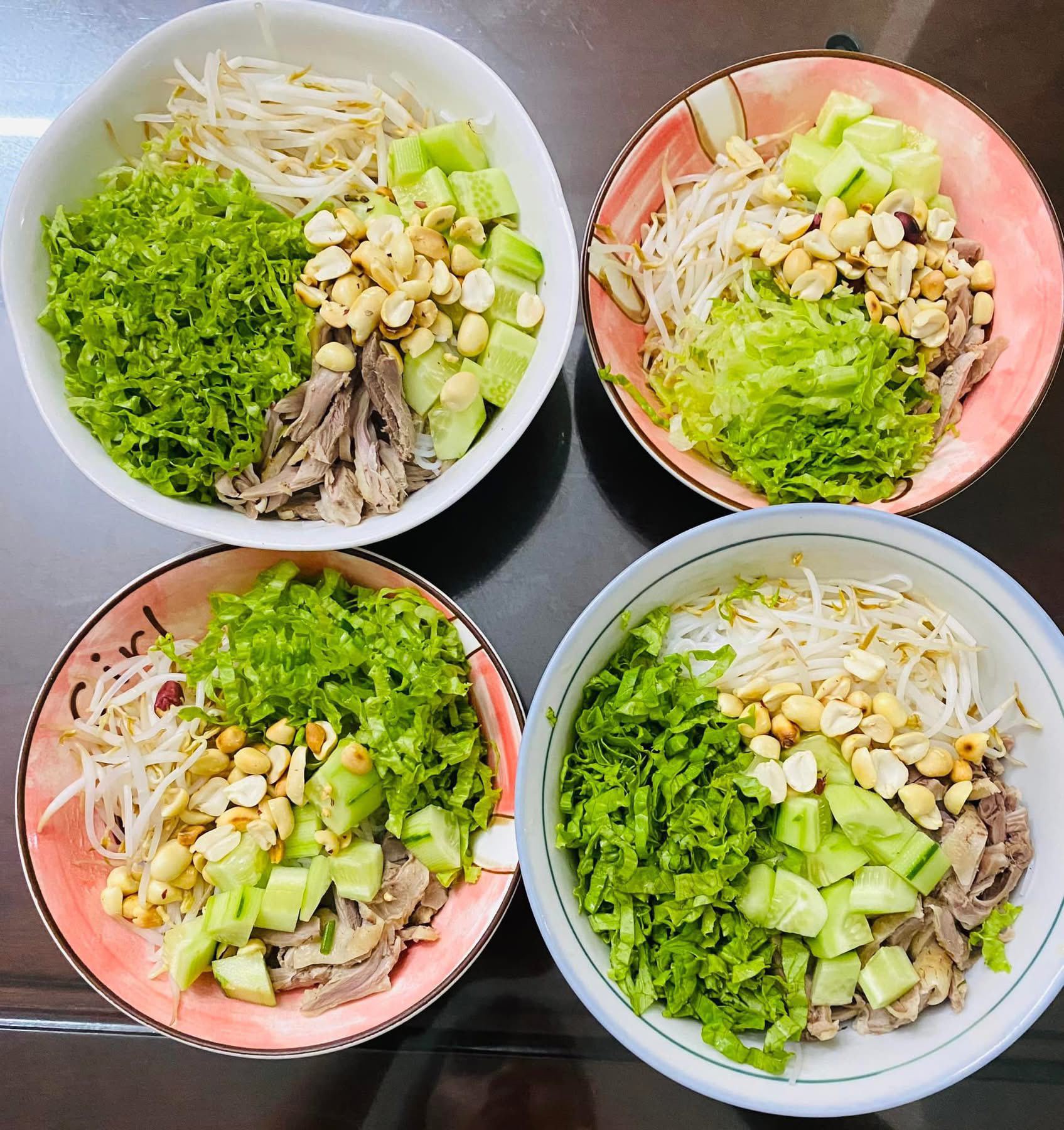 Bún ngan trộn