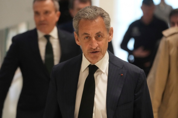 Cựu Tổng thống Pháp Nicolas Sarkozy. Ảnh: AP