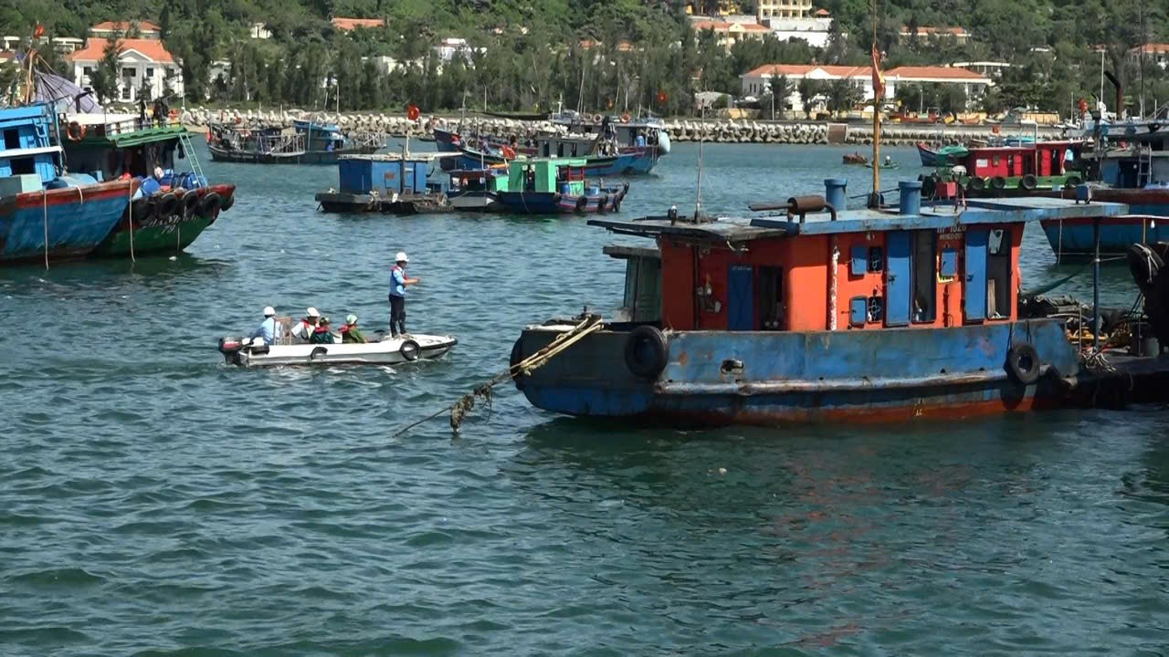 Khu vực âu cảng Bạch Long Vĩ