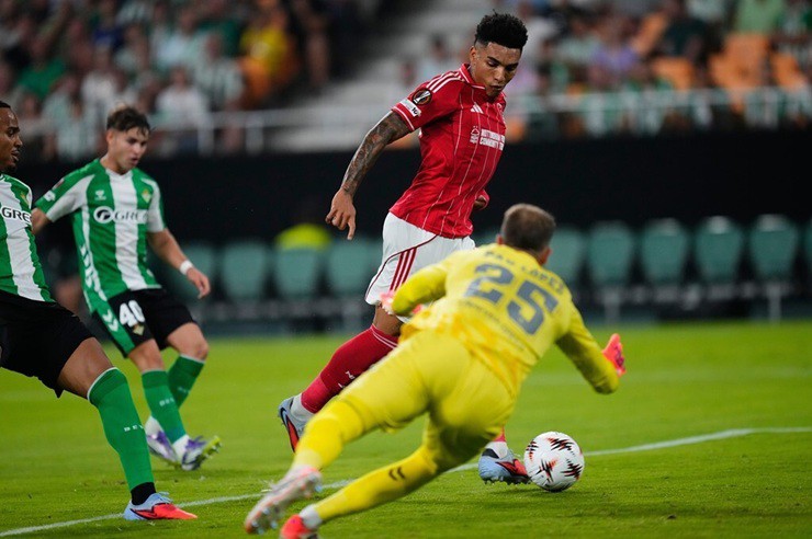 Trực tiếp bóng đá Real Betis - Nottingham Forest: Antony gỡ hòa (Europa League) (Hết giờ) - 1