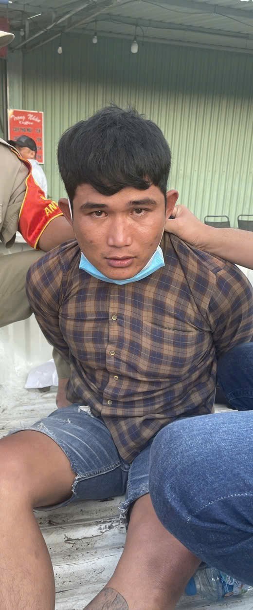 Nguyễn Tiến Đạt lúc bị bắt