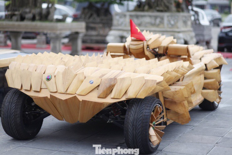 Dàn &#39;siêu xe&#39; bằng gỗ độc đáo của chàng trai Bắc Ninh gây sốt - 4