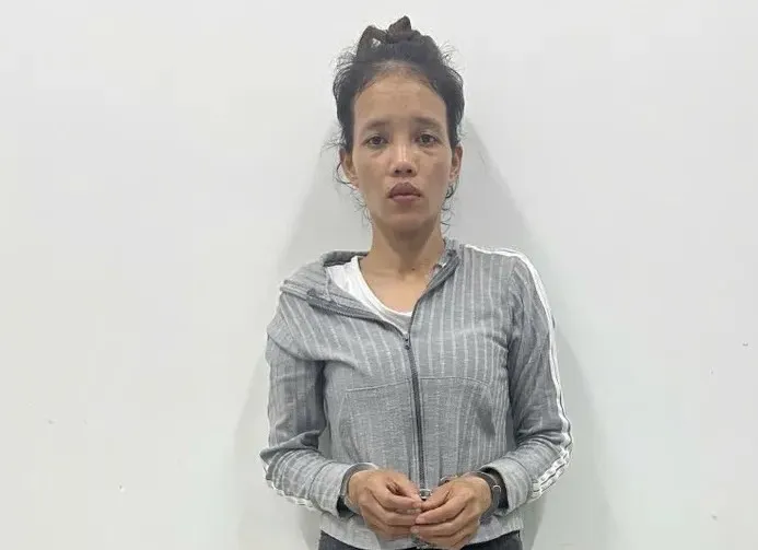 Thị Trúc bị công an bắt giữ. Ảnh: CACC