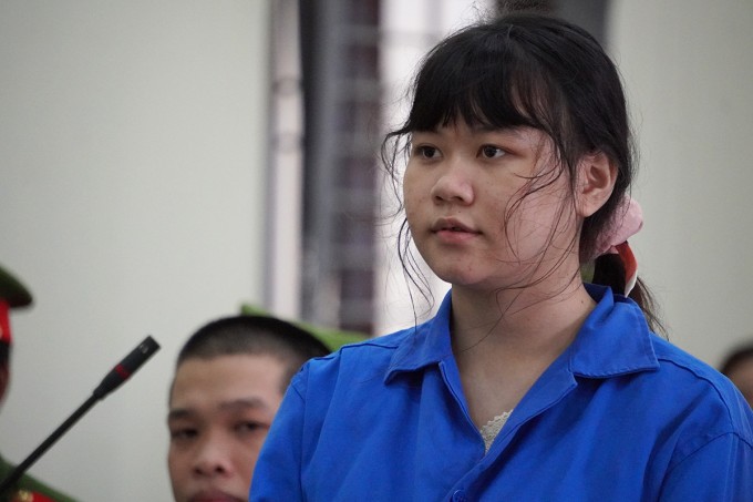 Hồ Bích Ngân tại tòa. Ảnh: Thường Sơn