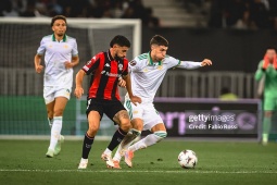 Video bóng đá Nice - Roma: Choáng váng 3 phút 2 bàn, ông chủ MU thất vọng (Europa League)