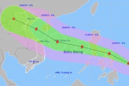 Bão Bualoi mạnh lên 3 cấp sau…