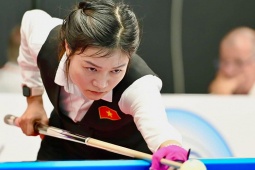 Hot girl bi-a Liên Quỳnh vào bán kết giải thế giới, tái lập chiến tích lịch sử