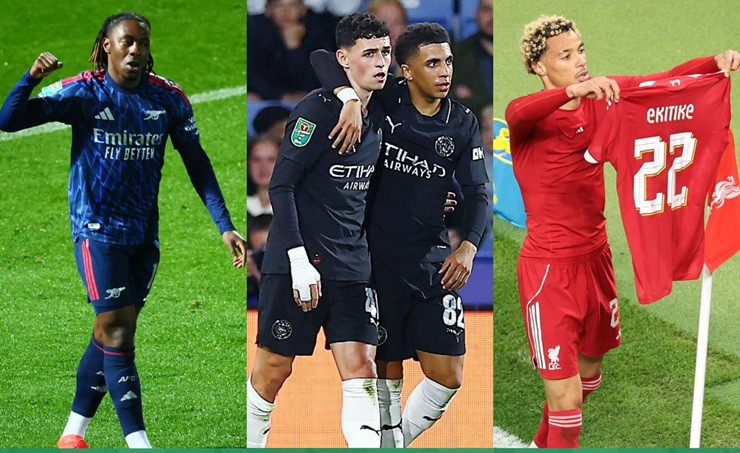 Arsenal, Man City và Liverpool đều đi tiếp ở League Cup